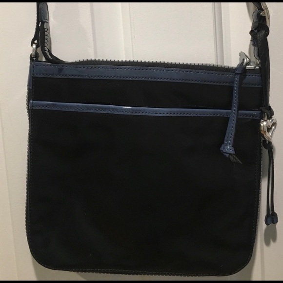 Brighton Limited Edition Patent Leather Black/Blue Bag - Picture 7 of 13